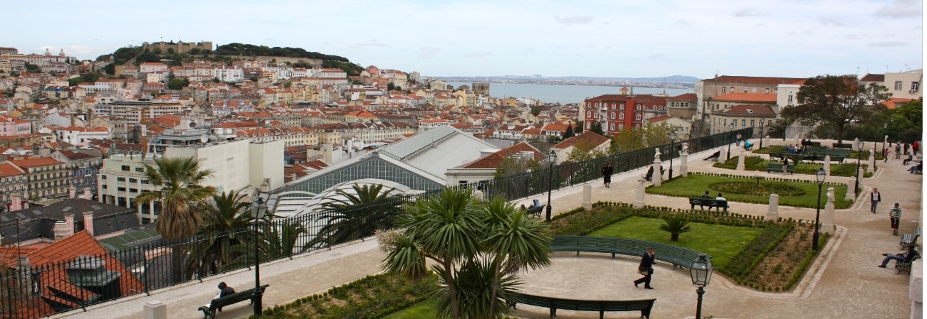 View from a Bairro Alto property
