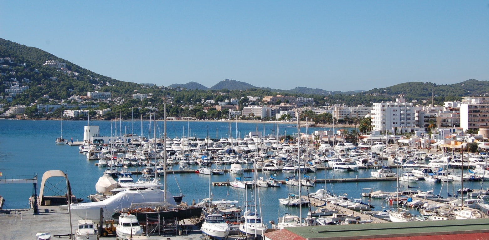 Santa Eulalia property buyers enjoy the benefits of local marina.