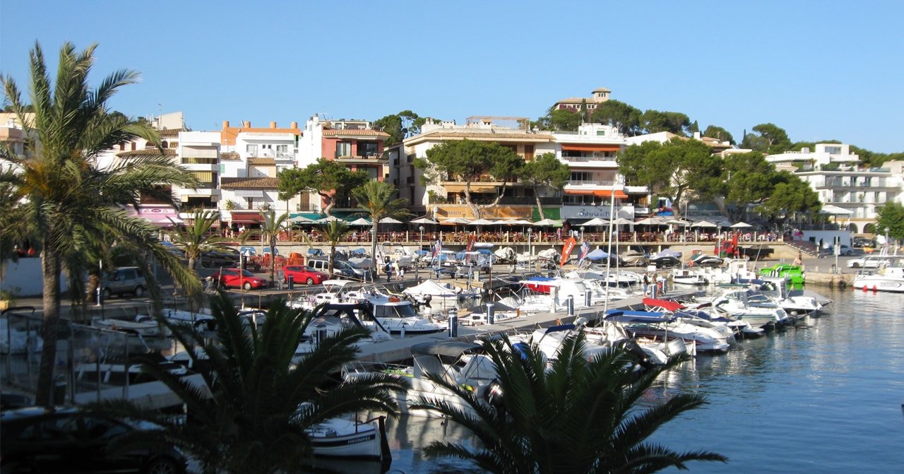 Cala Ratjada property market is surrounded by harbour.