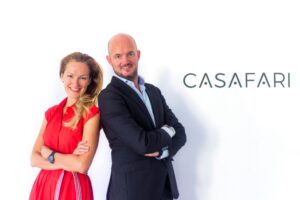 Mila Suharev, CO-CEO Product and Data, e Nils Henning, CEO da CASAFARI