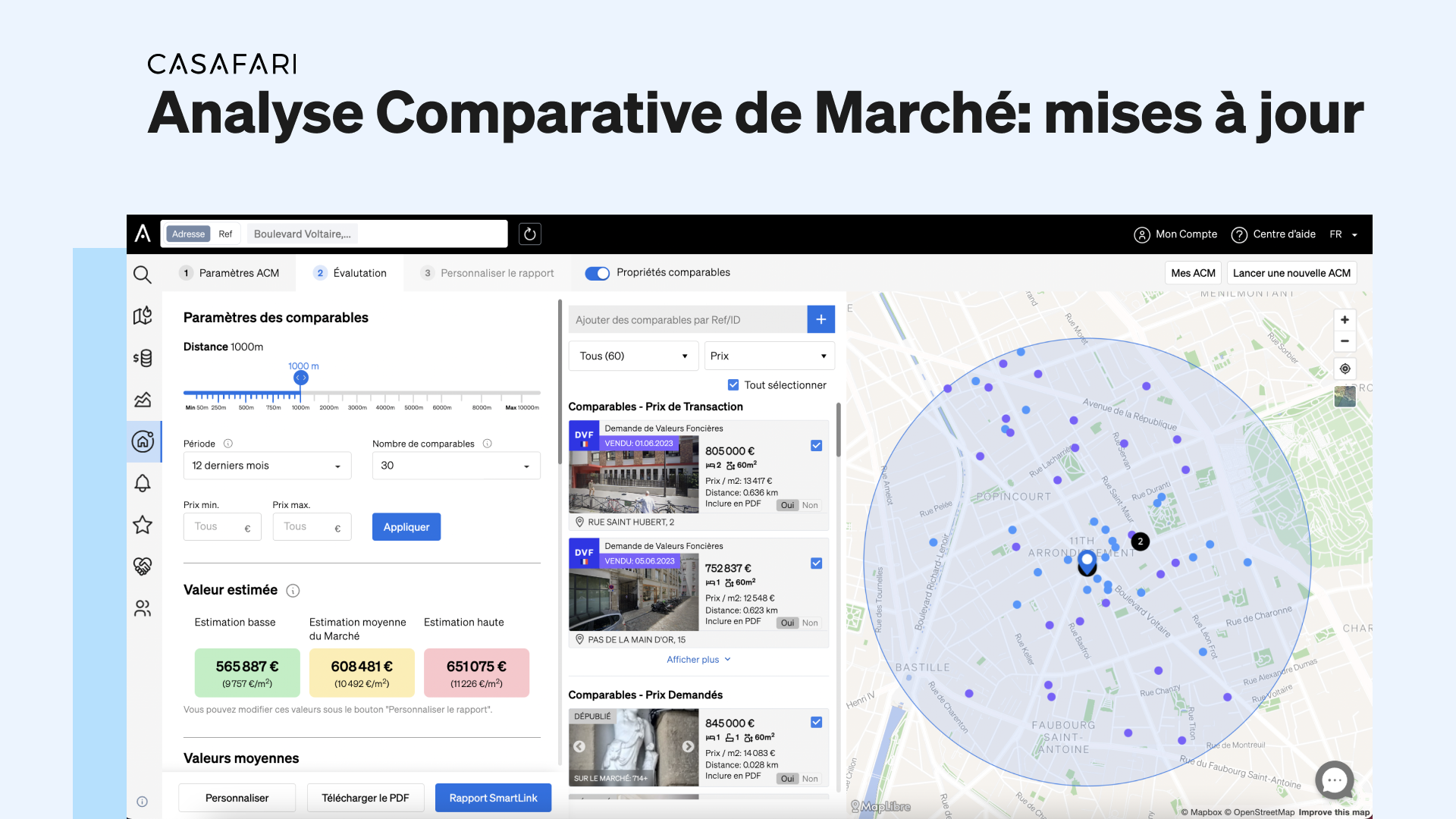 3 mises à jour de notre outil d'estimation immobilière