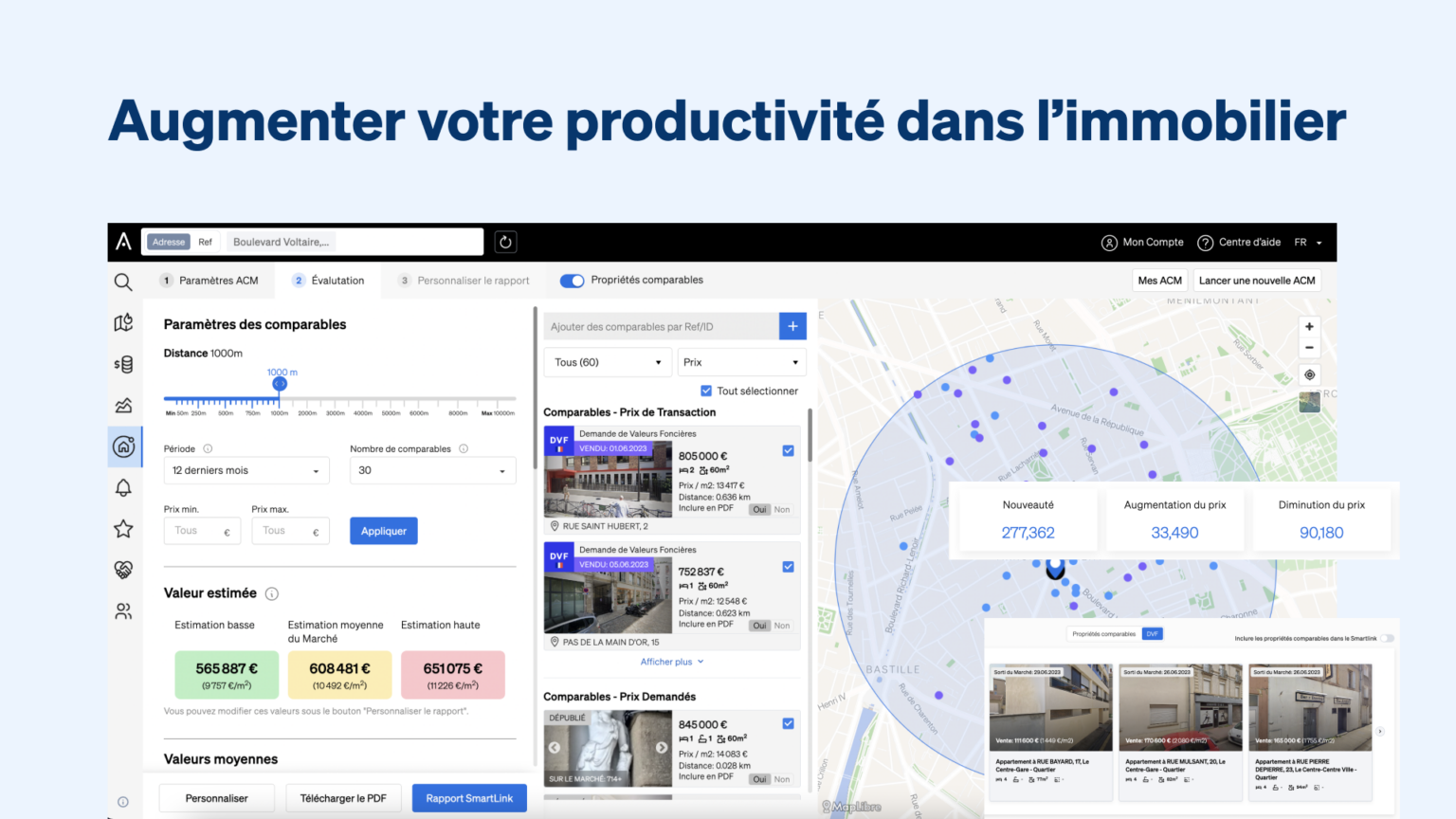 Les outils de CASAFARI pour augmenter la productivité dans l'immobilier