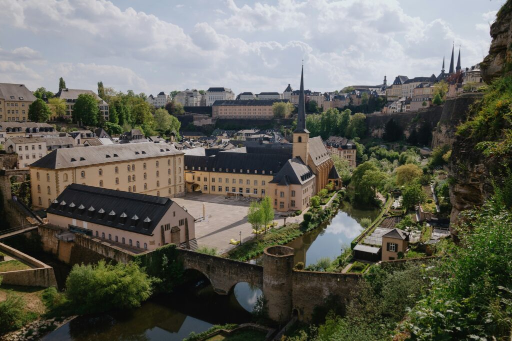 Les quartiers touristiques de la ville de Luxembourg