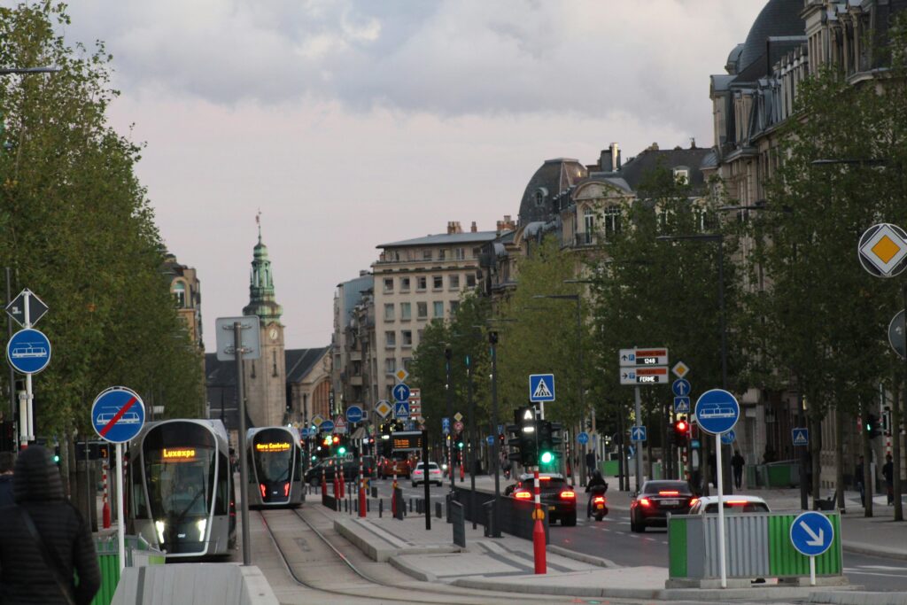 la circulation à Luxembourg-ville